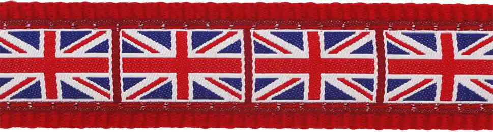 Red Dingo vodítko přepínací – Union Jack Flag – 15 mm x 2 m Hit Sezóny