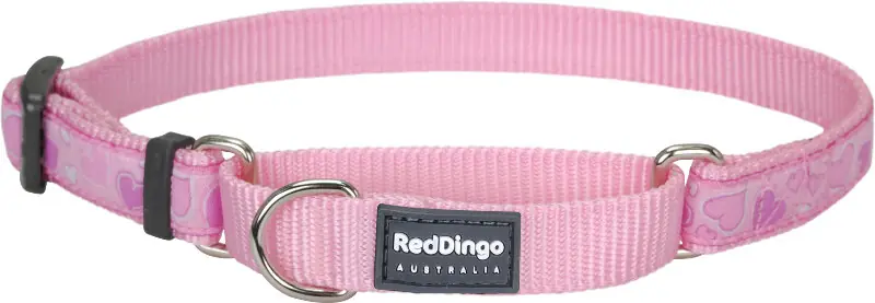 Horká Nabídka Red Dingo obojek polostahovací – Breezy Love Pink – 20 mm x 30-44 cm