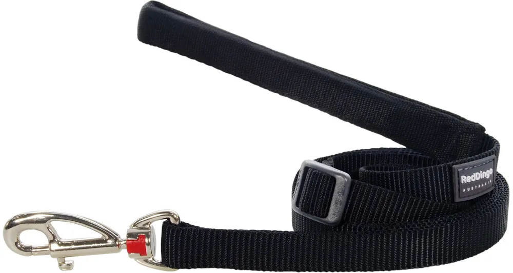 Red Dingo vodítko – Black – 20 mm x 1,8 m Nejlepší Cena