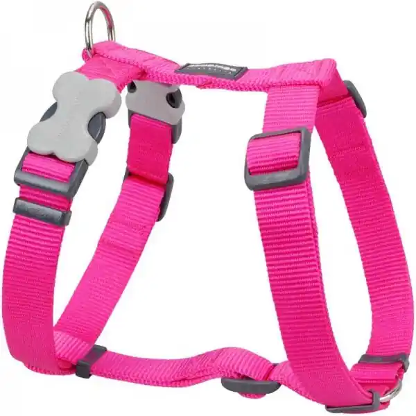 Super Cena Red Dingo postroj – Hot Pink – 20 mm x 45-66 cm