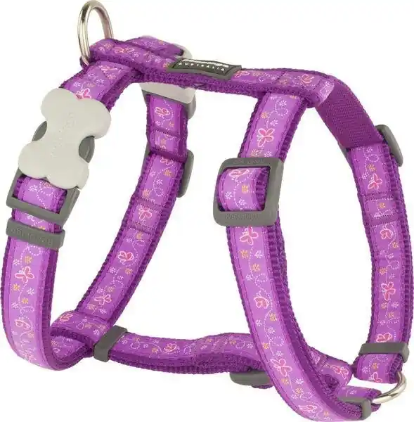 Red Dingo postroj – Butterfly Purple – 20 mm x 45-66 cm Aktuální