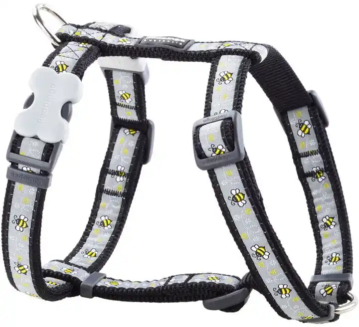 Red Dingo postroj – Bumble Bee Black – 20 mm x 45-66 cm Ověřený
