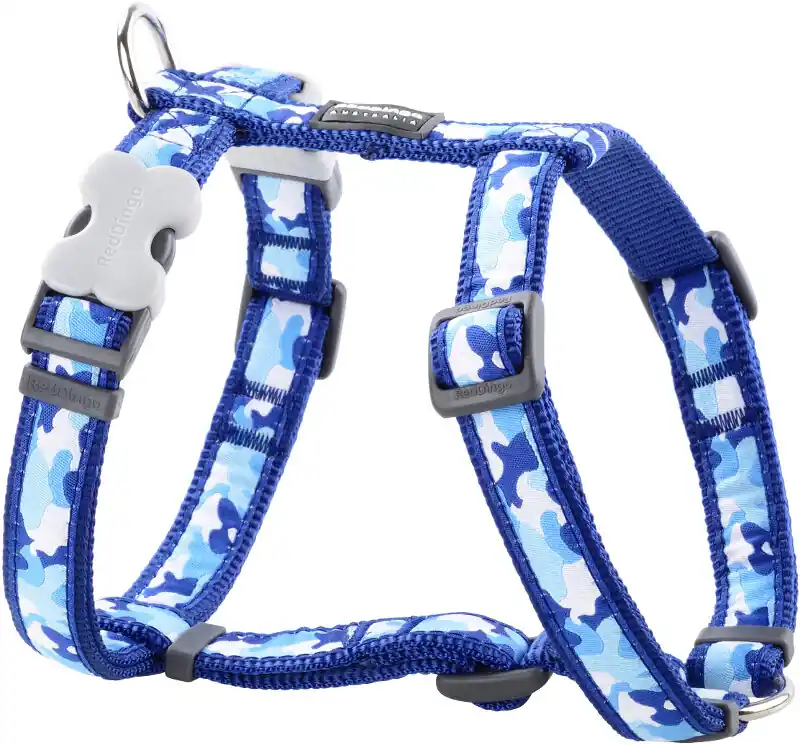 Akce Red Dingo postroj – Camouflage Navy – 25 mm x 71-113 cm