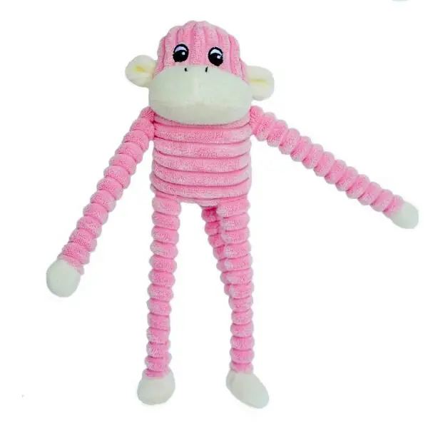 Vysoce Kvalitní ZippyPaws Spencer - Opice růžová Small