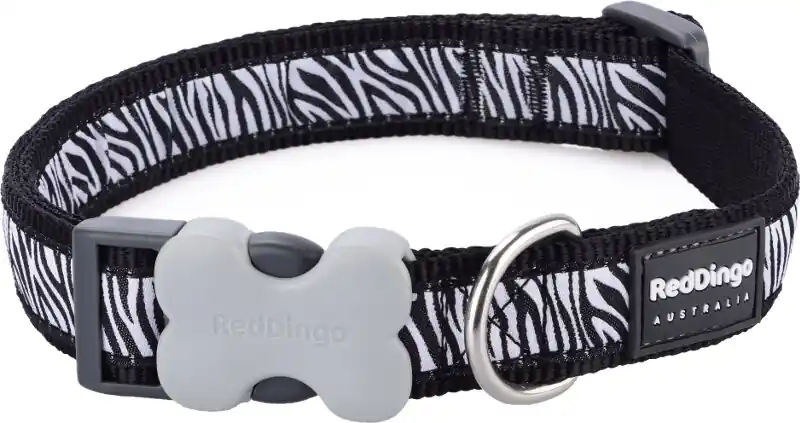 Red Dingo obojek – Safari Black – 15 mm x 24-36 cm Omezená Nabídka