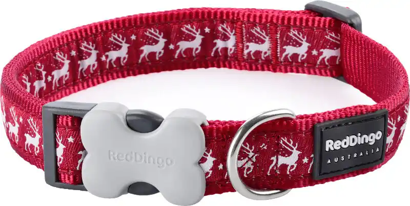 Red Dingo obojek – Reindeer – 12 mm x 20-32 cm Akce
