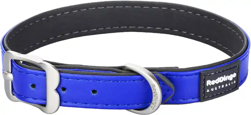Red Dingo obojek Elegant – Dark Blue – 20 mm x 34-42 cm Nízká Cena
