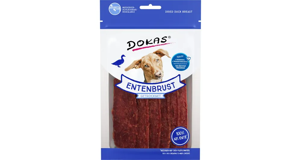 Víkendová Akce BALENÍ 12 ks – Dokas Kachní prsa plátky 70 g