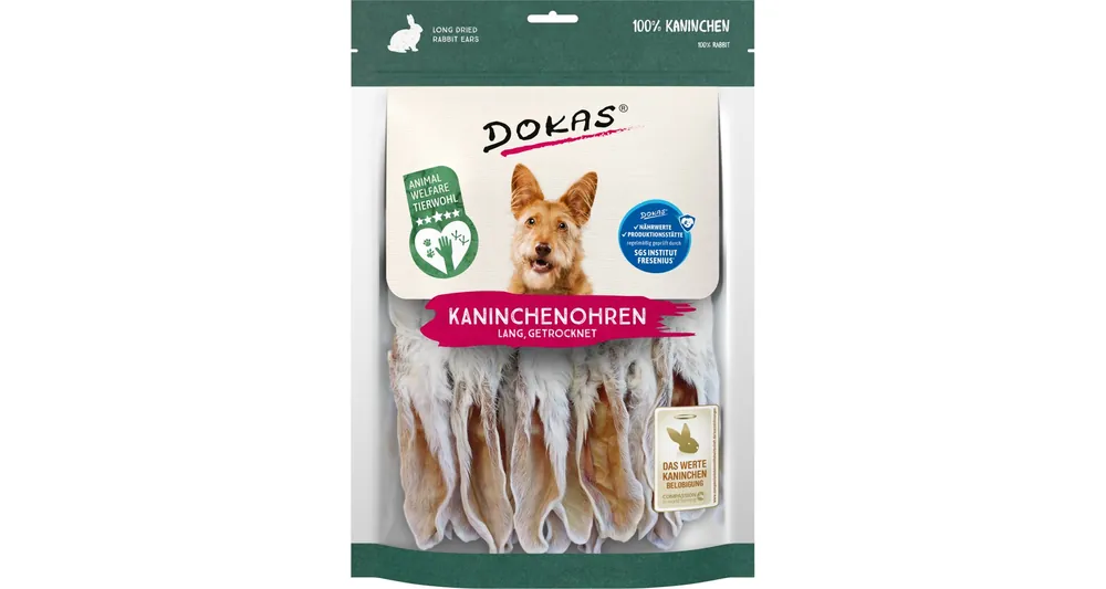 Odeslání Ihned BALENÍ 7 ks – Dokas Králičí uši se srstí dlouhé 180 g