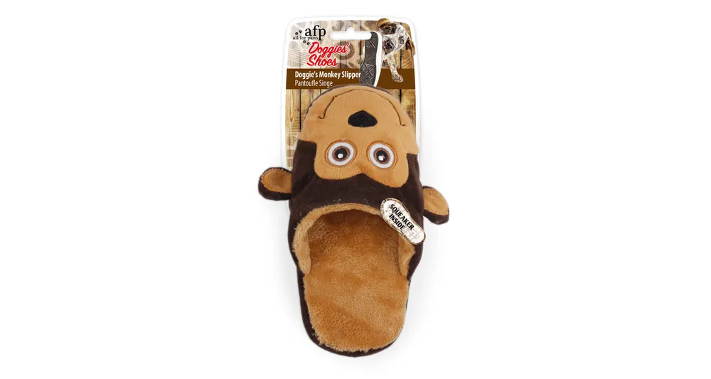 Oblíbený Plyšový pantofel AFP Doggies Shoes – opice