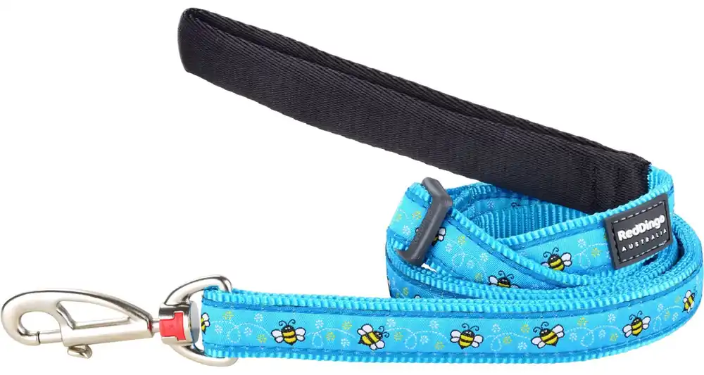 Red Dingo vodítko – Bumble Bee Turquoise – 12 mm x 1,8 m Nejlepší Cena