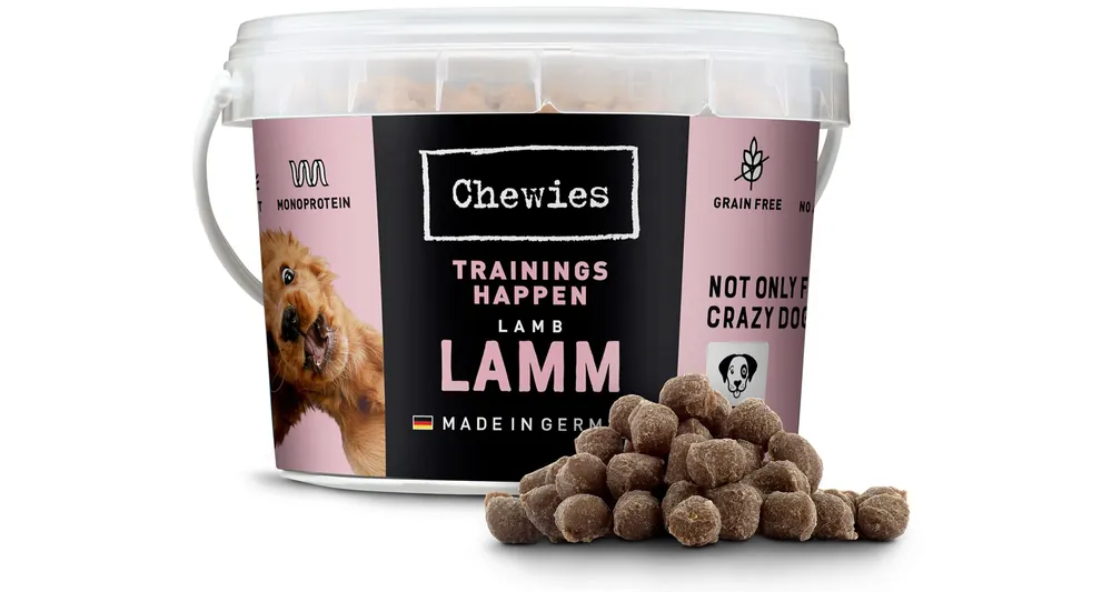 BALENÍ 8 ks - Chewies Trainings-Happen Lamm – jehněčí 300 g Nakupujte Hned