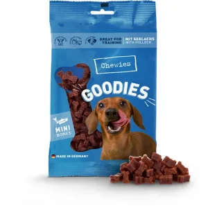 BALENÍ 12 ks – Chewies Goodies s treskou 125 g Časově Omezené