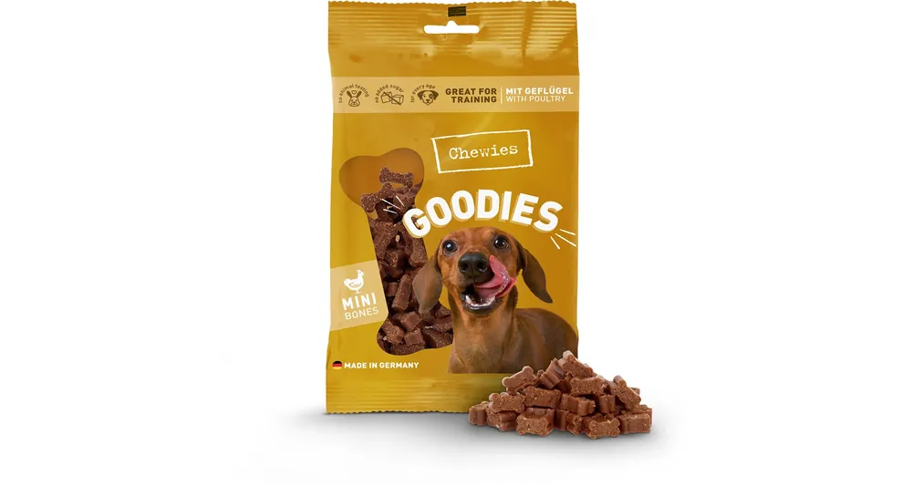 BALENÍ 12 ks – Chewies Goodies s drůbežím 125 g Výhodná Nabídka