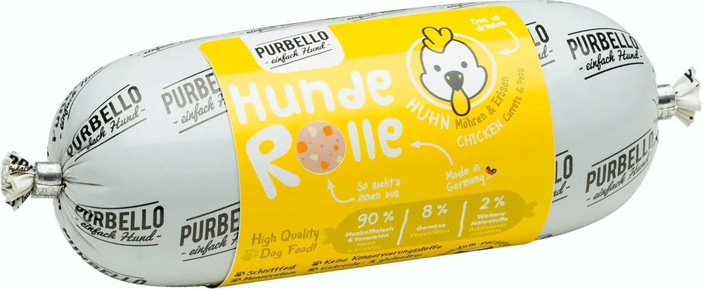 Horká Nabídka BALENÍ 8 ks - PURBELLO – s kuřecím, mrkví a hráškem 200 g