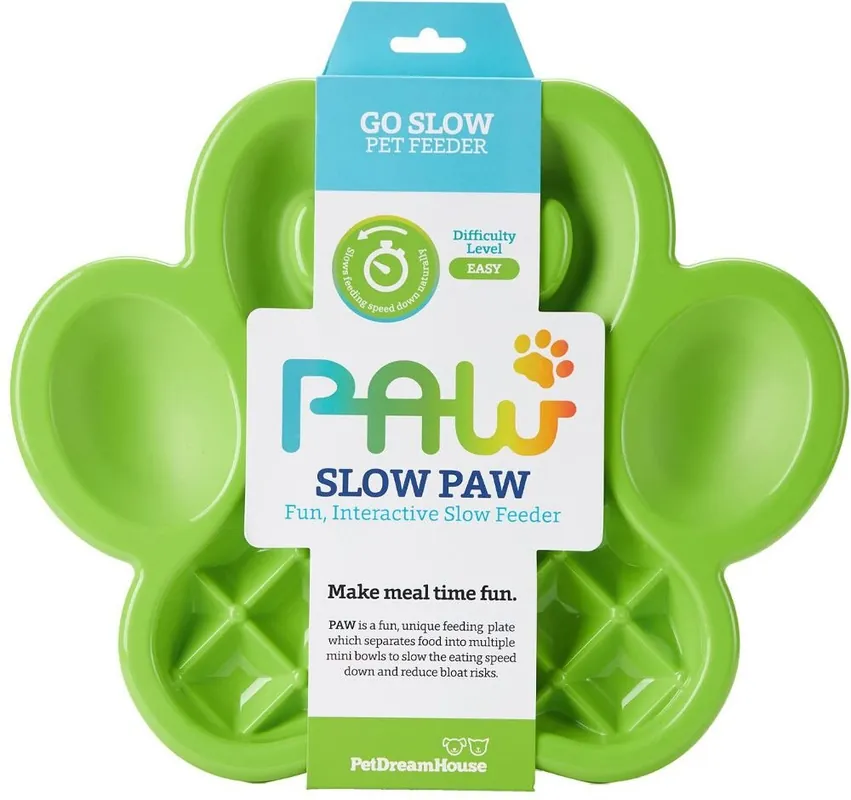 Vrácení Zdarma PetDreamHouse zpomalovací miska Paw Slow Feeder – zelená