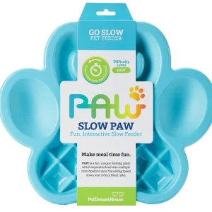 PetDreamHouse zpomalovací miska Paw Slow Feeder – modrá Vysoce Kvalitní