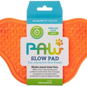 Akční Nabídka PetDreamHouse lízací podložka Paw Lick Pad – oranžová