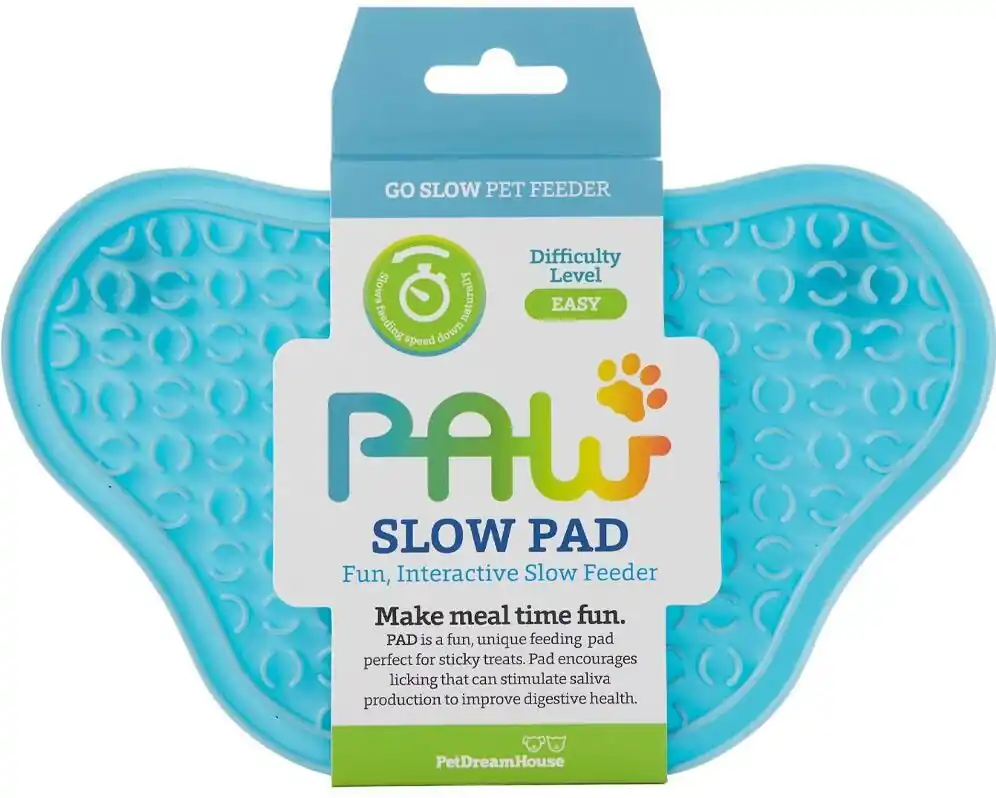 Sezónní Sleva PetDreamHouse lízací podložka Paw Lick Pad – modrá