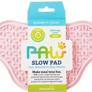 Víkendová Akce PetDreamHouse lízací podložka Paw Lick Pad – světle růžová
