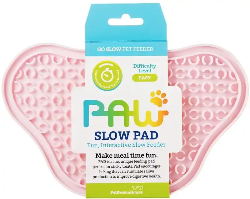 Víkendová Akce PetDreamHouse lízací podložka Paw Lick Pad – světle růžová