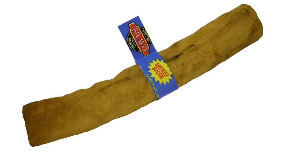 BALENÍ 25 ks - Rolka z hovězí kůže Bacon – slanina – 22 cm Poslední Šance