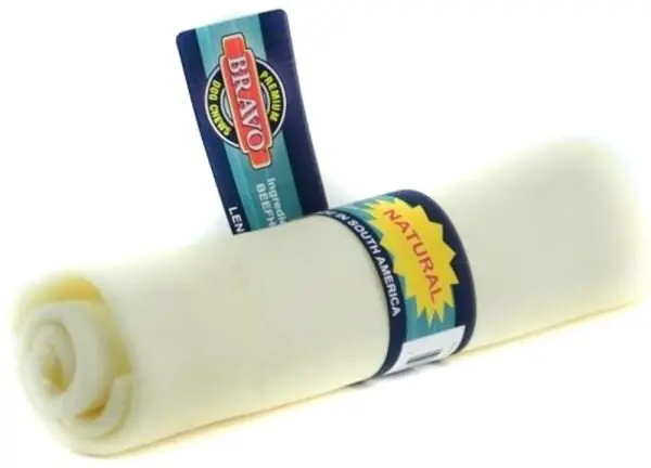 Nízká Cena BALENÍ 36 ks - Rolka z hovězí kůže Natural – 14 cm