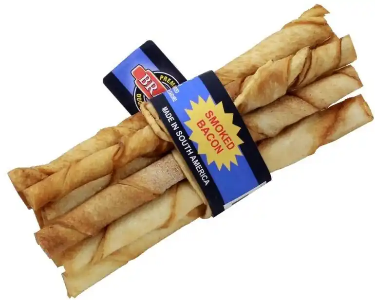 Horká Nabídka BALENÍ 30 ks - Tyčka z hovězí k. Bacon 10ks – slanina – 14 cm
