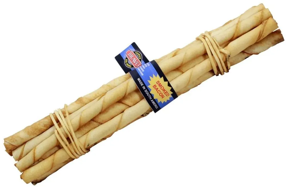 BALENÍ 20 ks - Tyčka z hovězí k. Bacon 10ks – slanina – 25 cm Nejlepší Cena