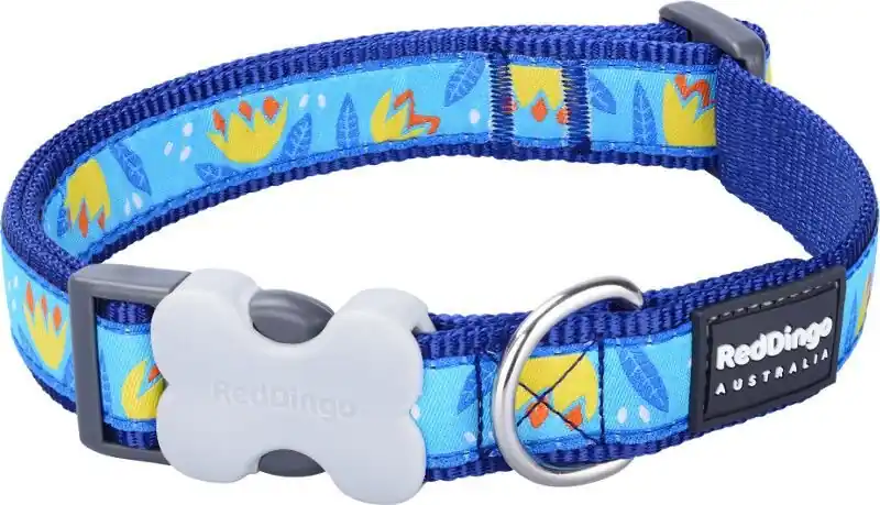 Red Dingo obojek – Tropical Dark Blue – 12 mm x 20-32 cm Cenová Bomba