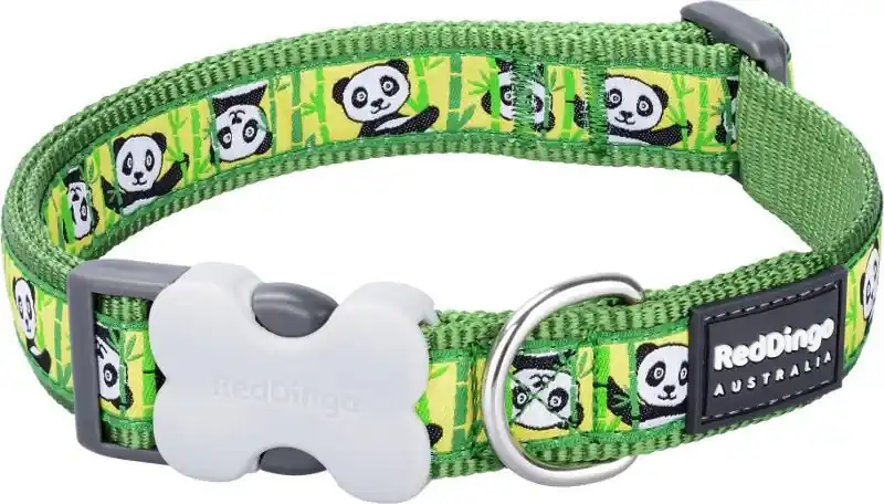 Nejlepší Cena Red Dingo obojek – Panda Green – 20 mm x 30-47 cm