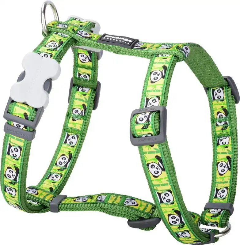 Red Dingo postroj – Panda Green – 12 mm x 30-44 cm Sezónní Sleva