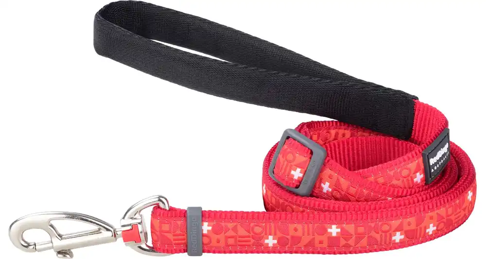 Originální Red Dingo vodítko – Swiss Cross – 15 mm x 1,8 m