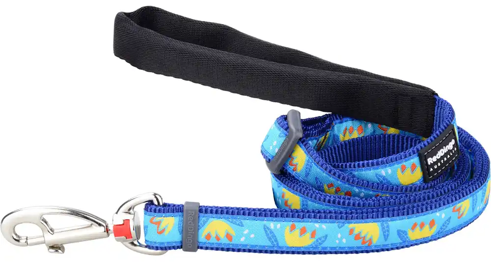 Red Dingo vodítko – Tropical Dark Blue – 25 mm x 1,8 m Akční Cena
