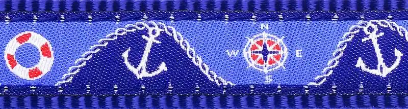 Red Dingo vodítko přepínací – Nautical Dark Blue – 20 mm x 2 m Oblíbený