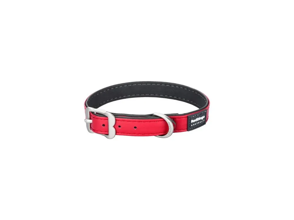 Vrácení Zdarma Obojek Red Dingo Elegant 25 mm x 40-50 cm - Červená
