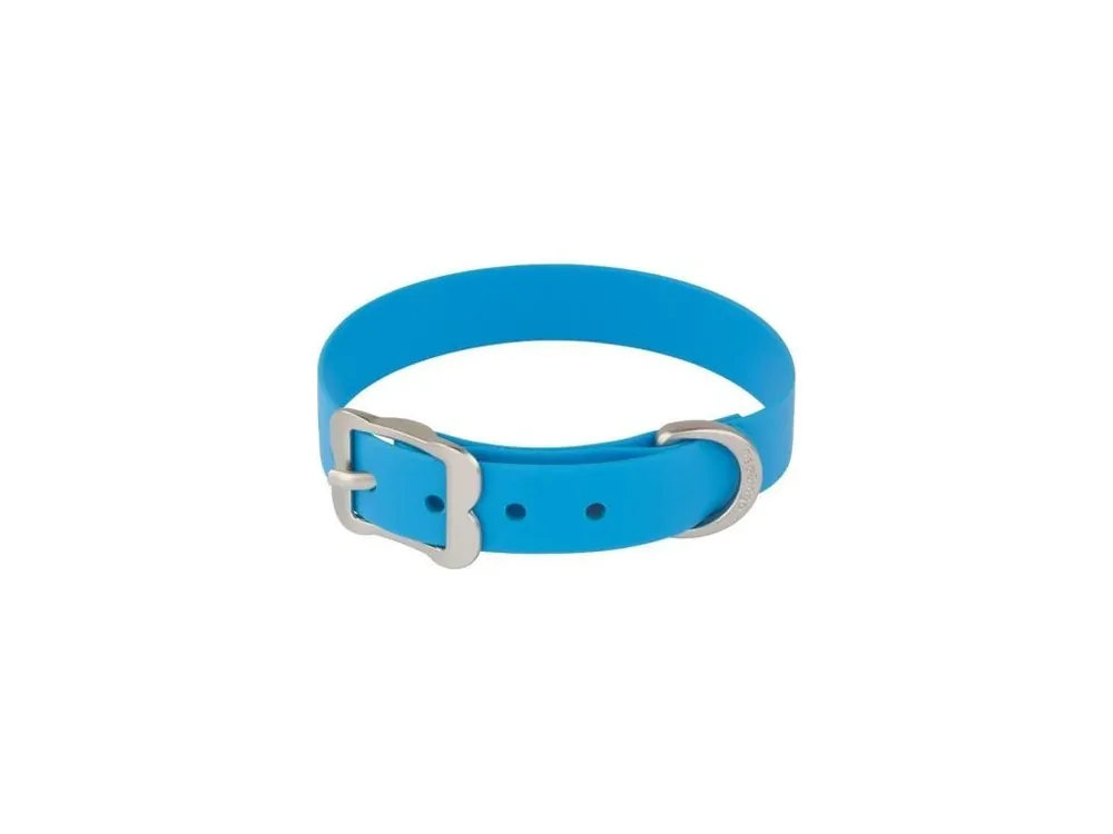 Obojek Red Dingo Vivid 25 mm x 56-66 cm - Modrá Nejprodávanější
