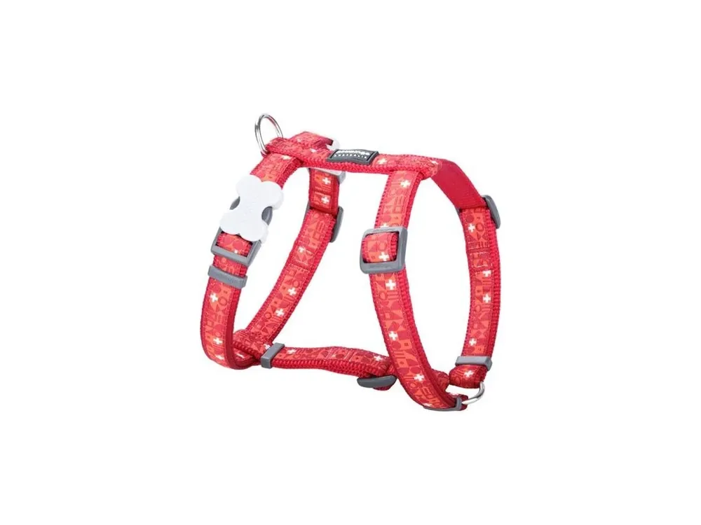 Postroj Red Dingo 12 mm x 30-44 cm - Swiss Cross Výprodej