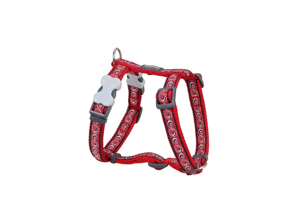 Postroj Red Dingo 20 mm x 45-66 cm - Cosmos Red Sleva