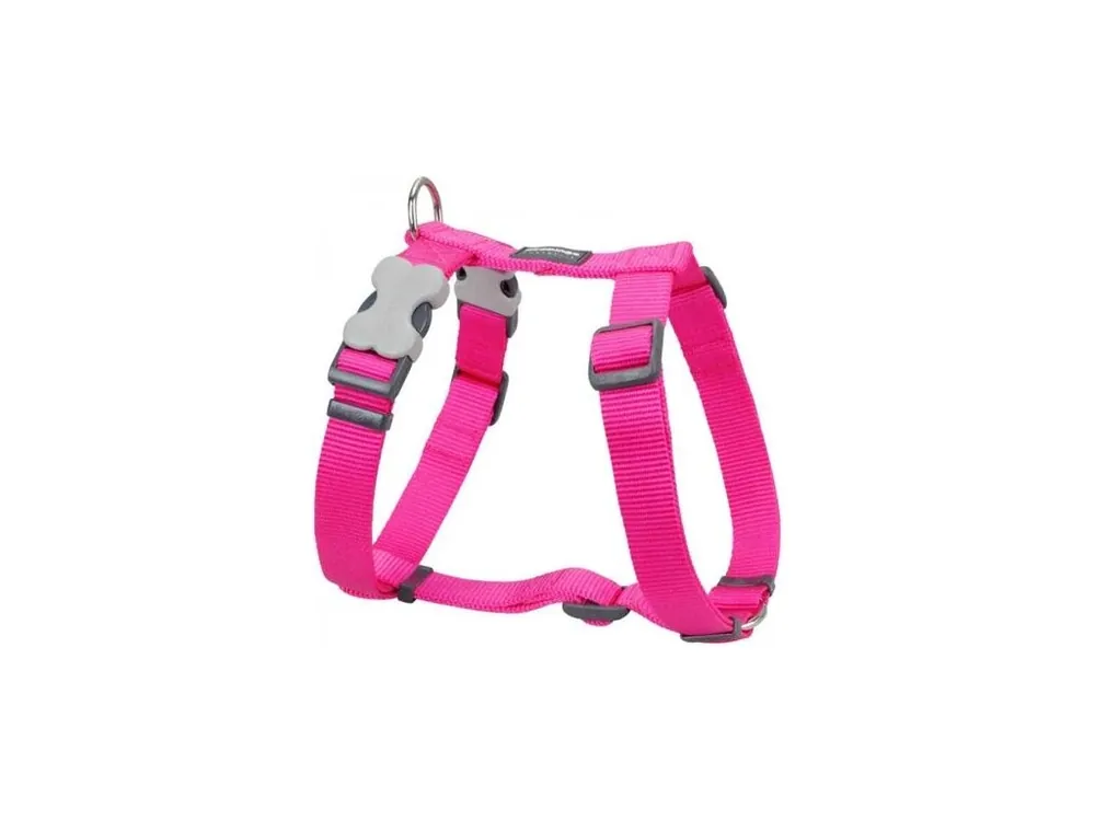 Postroj Red Dingo 15 mm x 36-54 cm - Jednobarevné- TmavěRůžová Dokud Zásoby Vydrží