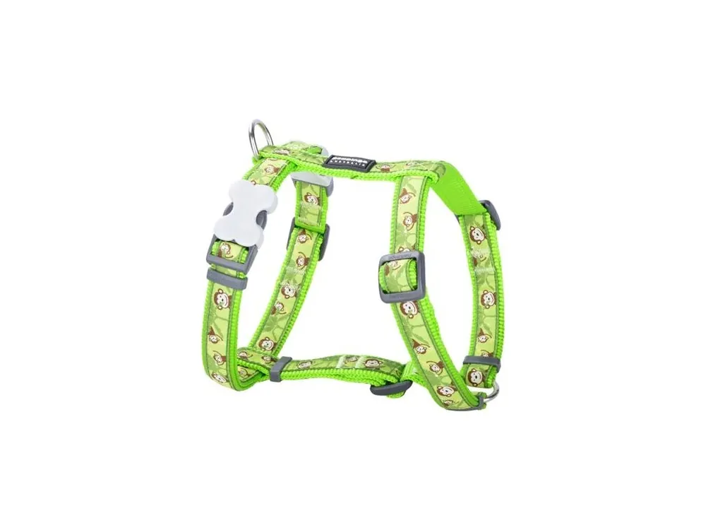 Postroj Red Dingo 20 mm x 45-66 cm - Monkey Lime Green Cenový Hit