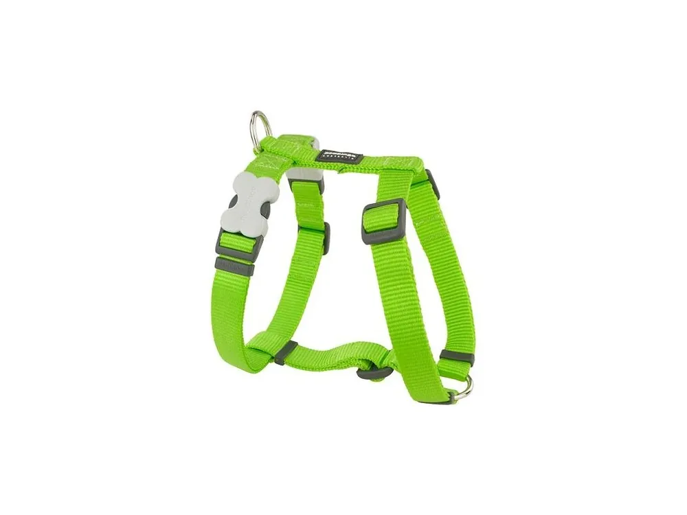 Novinka Postroj Red Dingo 25 mm x 71-113 cm - Jednobarevný - Limetková