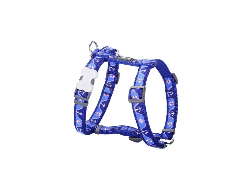 Nízká Cena Postroj Red Dingo 25 mm x 56-80 cm - Nautical Dark Blue