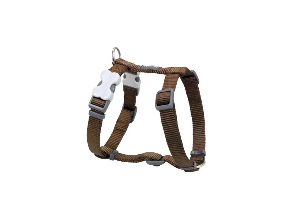 Omezená Nabídka Postroj Red Dingo 25 mm x 71-113 cm - Jednobarevný - Hnědá