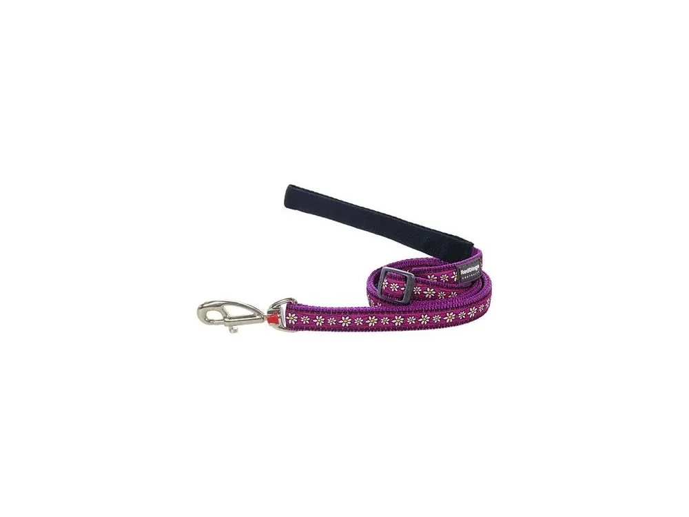 Časově Omezené Vodítko Red Dingo 25 mm x 1,8 m - Daisy Chain Purple