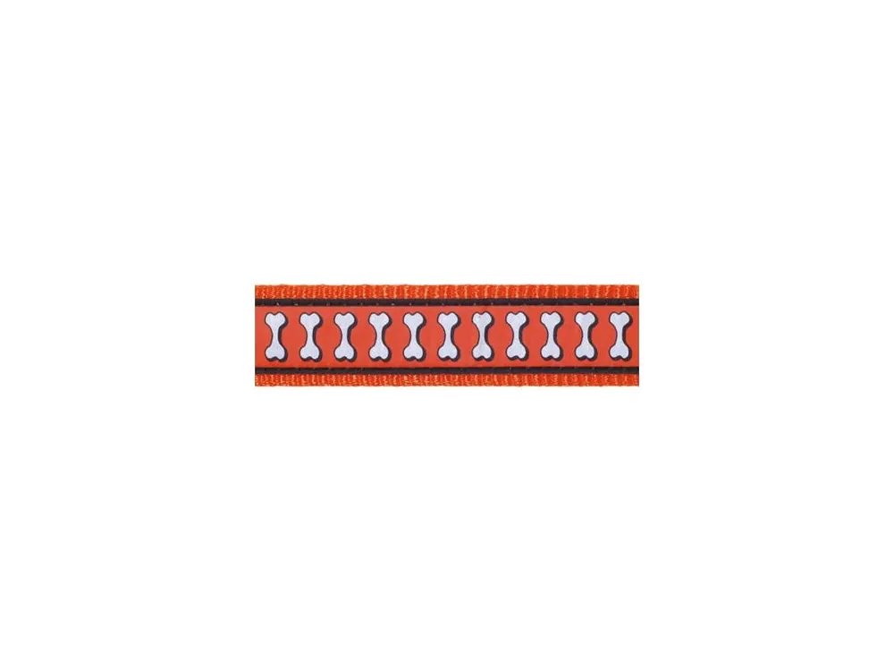 Jen Po Omezenou Doba Vodítko Red Dingo přepínací 12 mm x 2 m - Bones Reflexní- Oranžová
