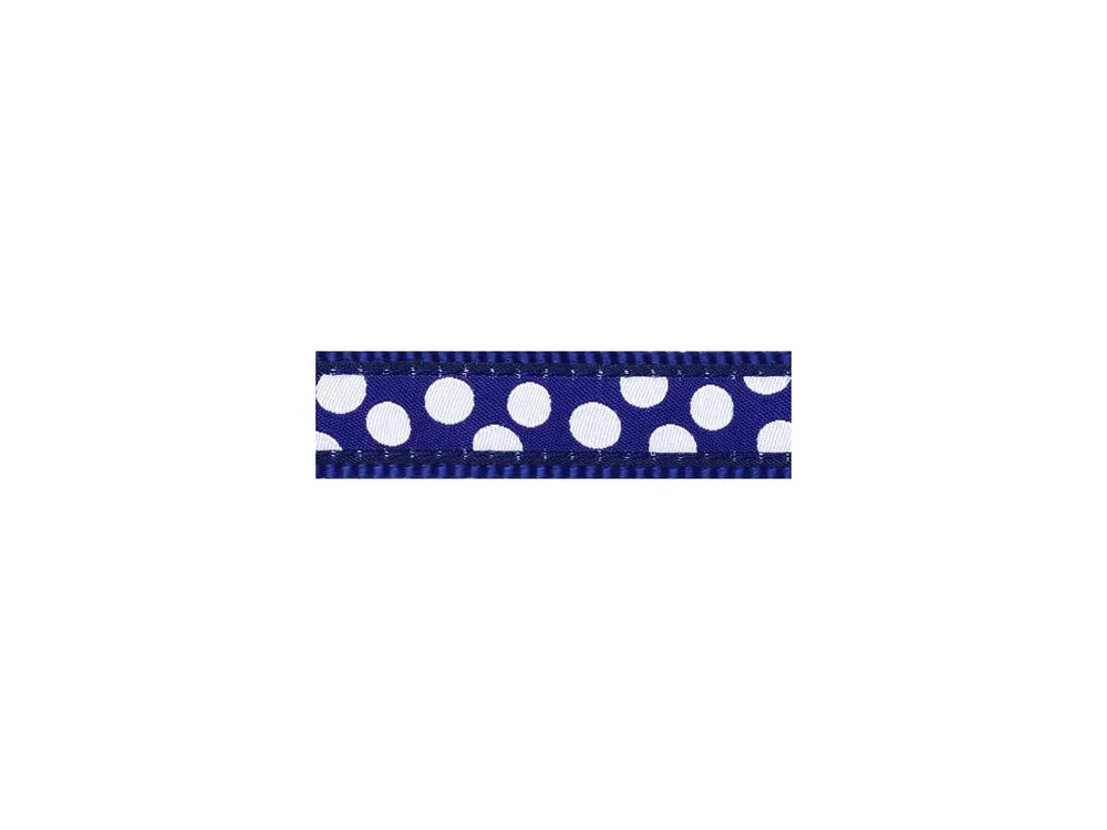Vodítko Red Dingo přepínací15 mm x 2 m - White Spots on Navy Horká Nabídka