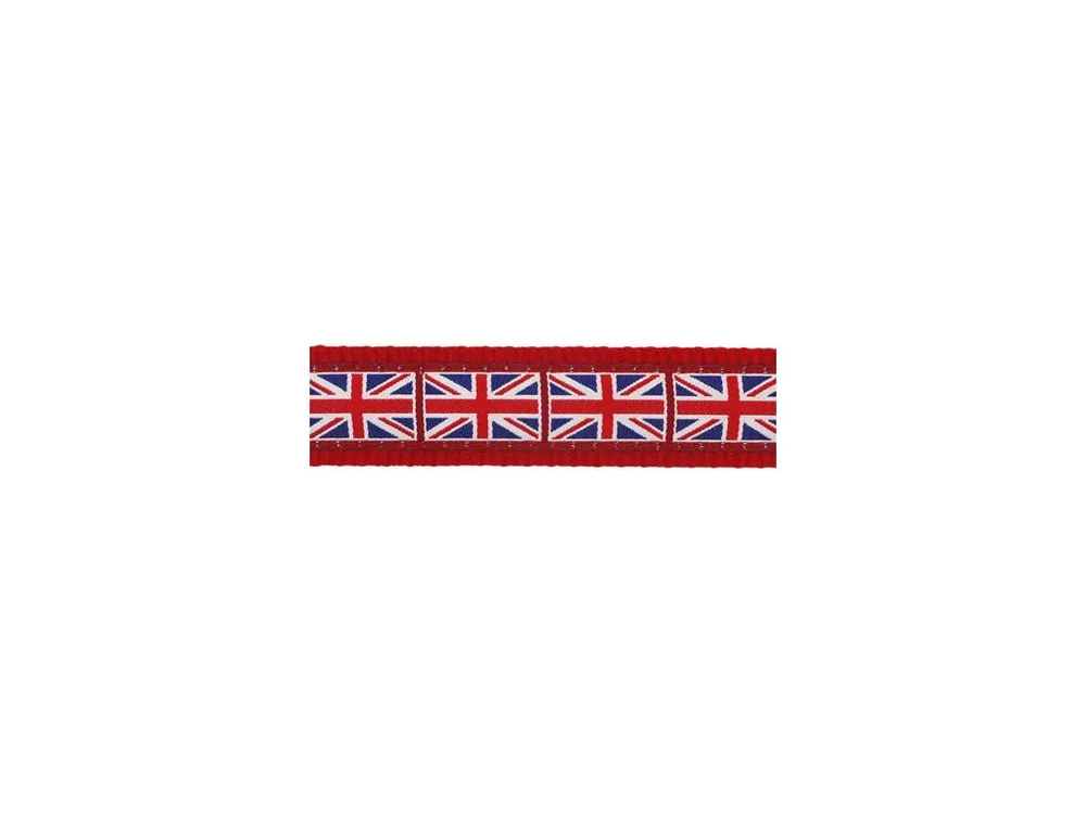 Vodítko Red Dingo přepínací 15 mm x 2 m - Union Jack Flag Výprodej