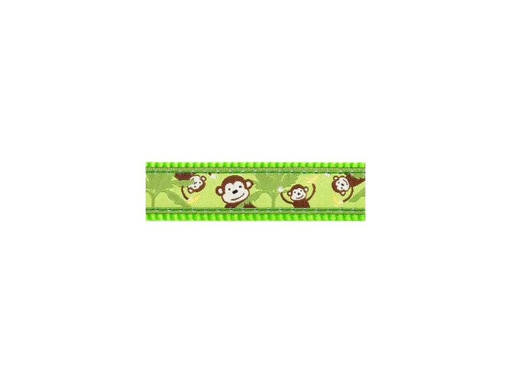 Bezpečná Platba Vodítko Red Dingo přepínací 15 mm x 2 m - Monkey Lime Green