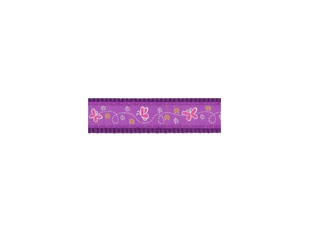 Vodítko Red Dingo přepínací 20 mm x 2 m - Butterfly Purple Akční Cena